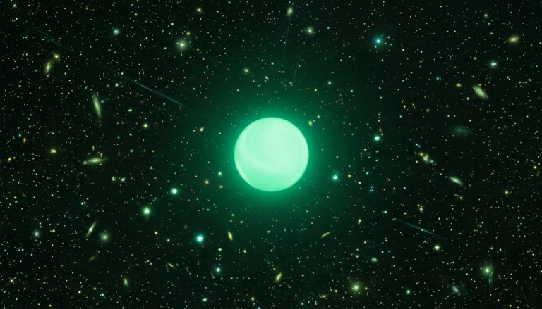 Astr&ocirc;nomos identificam candidata a primeira estrela verde j&aacute; observada no Universo