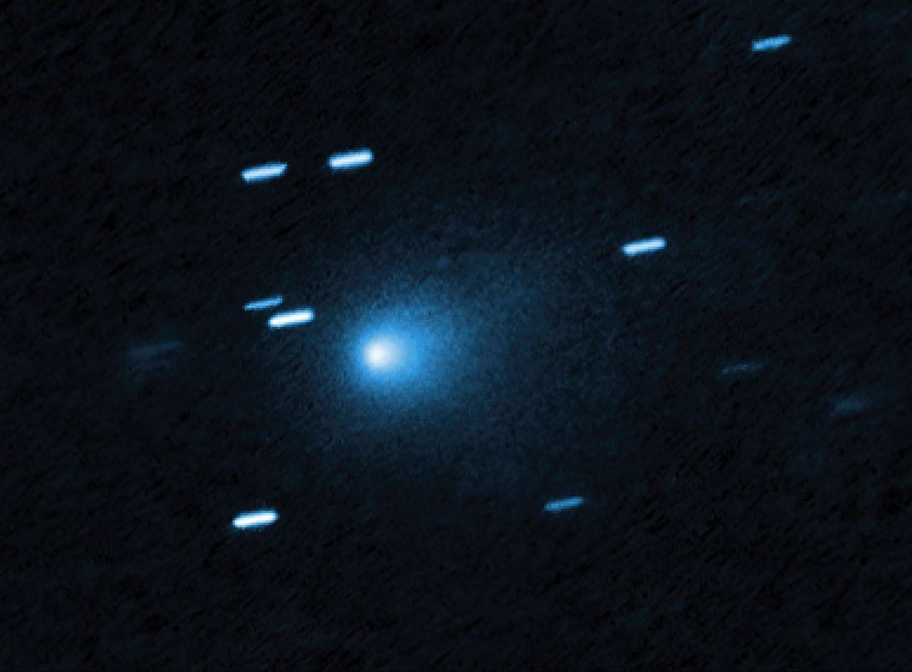 3I/ATLAS, tomada por el Telescopio Espacial Hubble, con la Cámara de Gran Angular 3 del Hubble. Imagen: NASA, ESA, David Jewitt (UCLA).