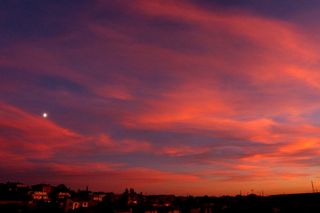 Atardecer en Coslada, Madrid