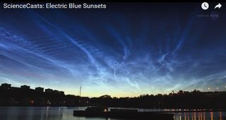 Atardeceres azules eléctricos