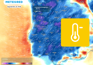 At&eacute; 10 &deg;C abaixo da m&eacute;dia: uma massa de ar polar est&aacute; a aproximar-se de Portugal e provocar&aacute; um novo arrefecimento