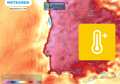 At&eacute; 12 &ordm;C acima da m&eacute;dia: Portugal Continental dever&aacute; iniciar a pr&oacute;xima semana com temperaturas muito elevadas