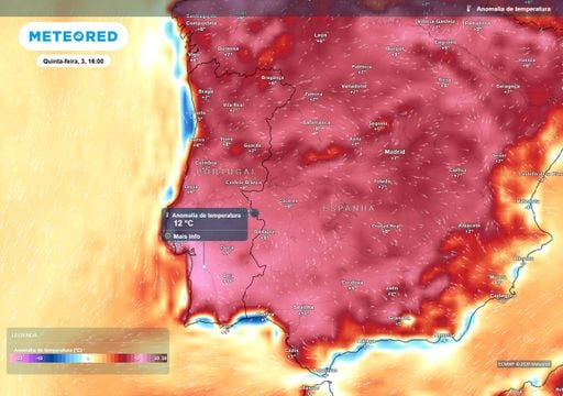 At&eacute; 12&deg;C acima da m&eacute;dia: o aumento da temperatura previsto para amanh&atilde;, dia 3, refor&ccedil;ar&aacute; as anomalias t&eacute;rmicas positivas
