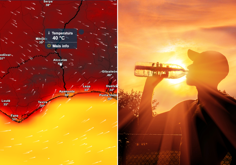 At&eacute; 41 &ordm;C e noites tropicais: Algarve enfrenta aviso amarelo de tempo quente at&eacute; domingo, 2 de agosto