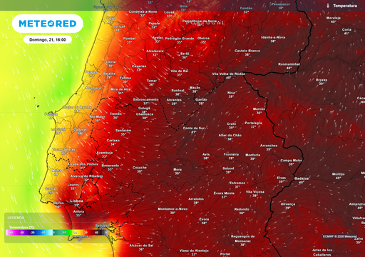 At&eacute; 41 &ordm;C em Portugal: c&uacute;pula de calor poder&aacute; instalar-se a partir de dia 20 e afetar todo o territ&oacute;rio continental
