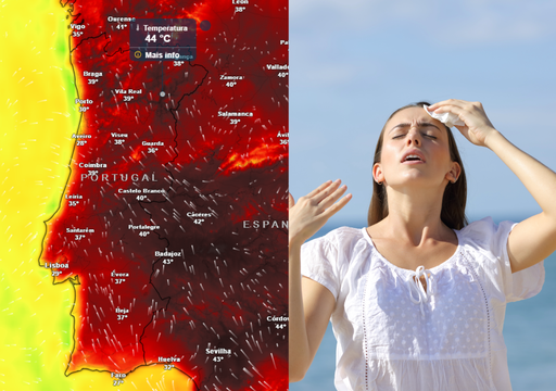 At&eacute; 44 &ordm;C em Portugal: a &ldquo;combina&ccedil;&atilde;o perfeita&rdquo; para o calor extremo poder&aacute; ocorrer na ter&ccedil;a-feira, 23 de junho