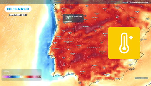 At&eacute; 6 &ordm;C acima da m&eacute;dia: Portugal Continental volta a registar temperaturas elevadas para a &eacute;poca em breve