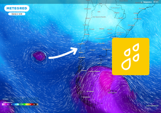 "Domingo de Pascua": DMC emite aviso por baja segregada que activar&aacute; tormentas y chubascos en Biob&iacute;o y La Araucan&iacute;a