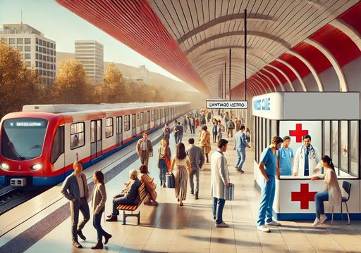 Atención médica en movimiento: Abren clínicas rápidas en el Metro de Santiago