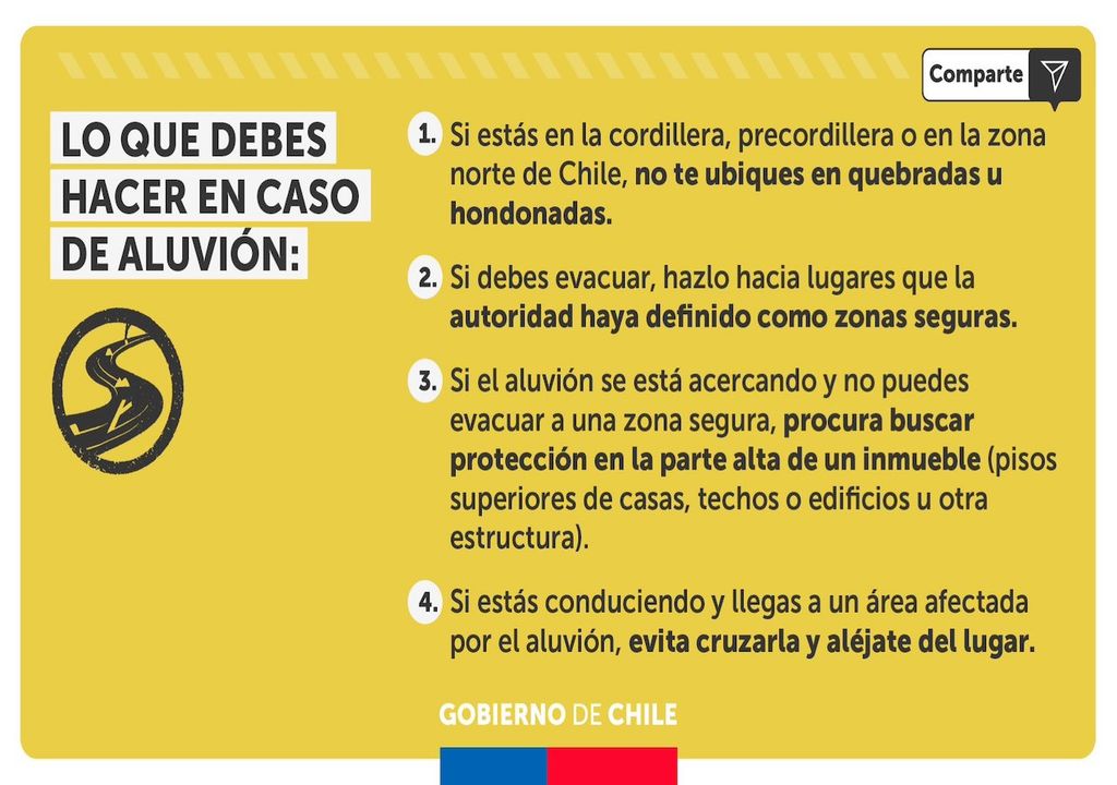 recomendaciones aluviones recomendaciones aluviones