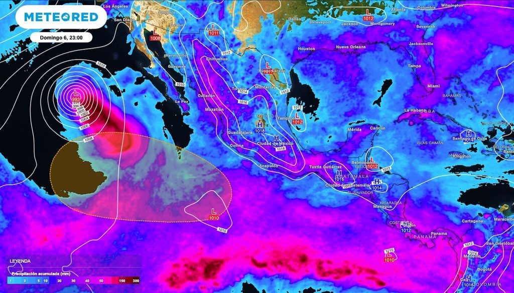 Los acumulados de lluvias más importantes en relación al zona de inestabilidad serán sobre el Occidente de México. Los acumulados de lluvias más importantes en relación al zona de inestabilidad serán sobre el Occidente de México.
