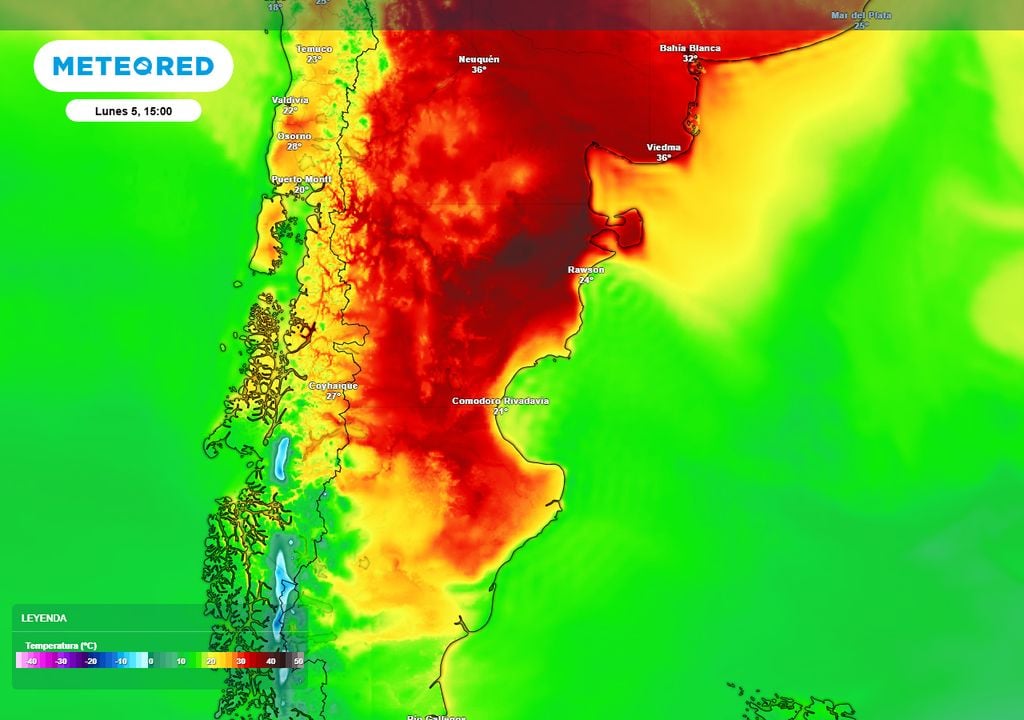 Temperaturas Patagonia