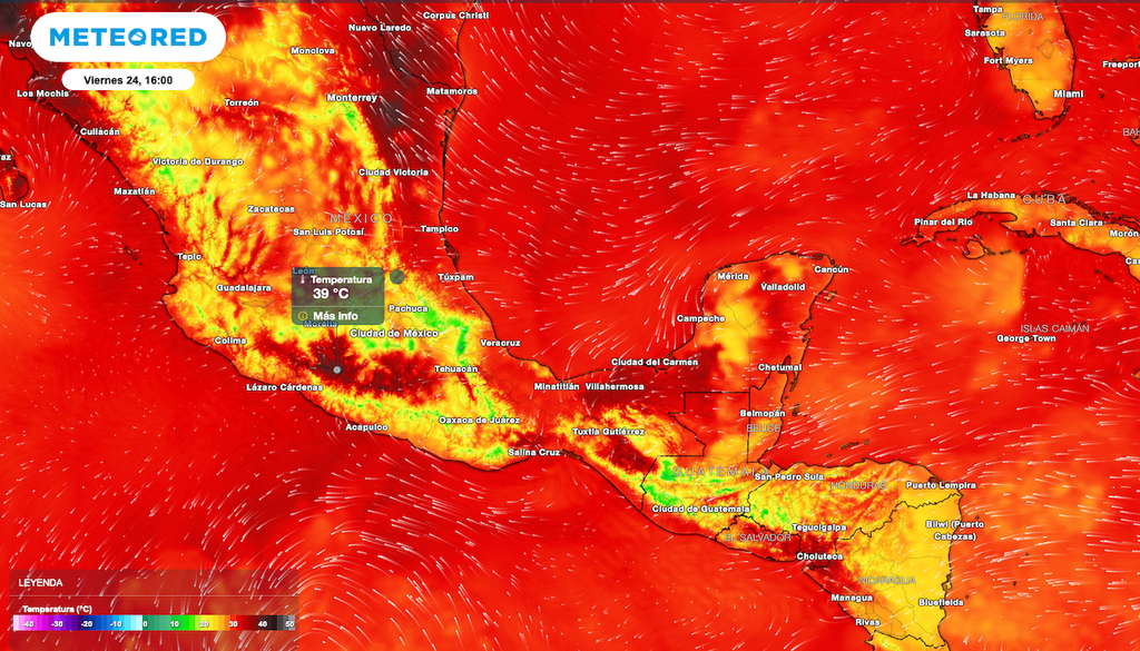 Temperaturas calurosas tendrán lugar en sectores del Sureste, Sur, Occidente y Oriente de México.
