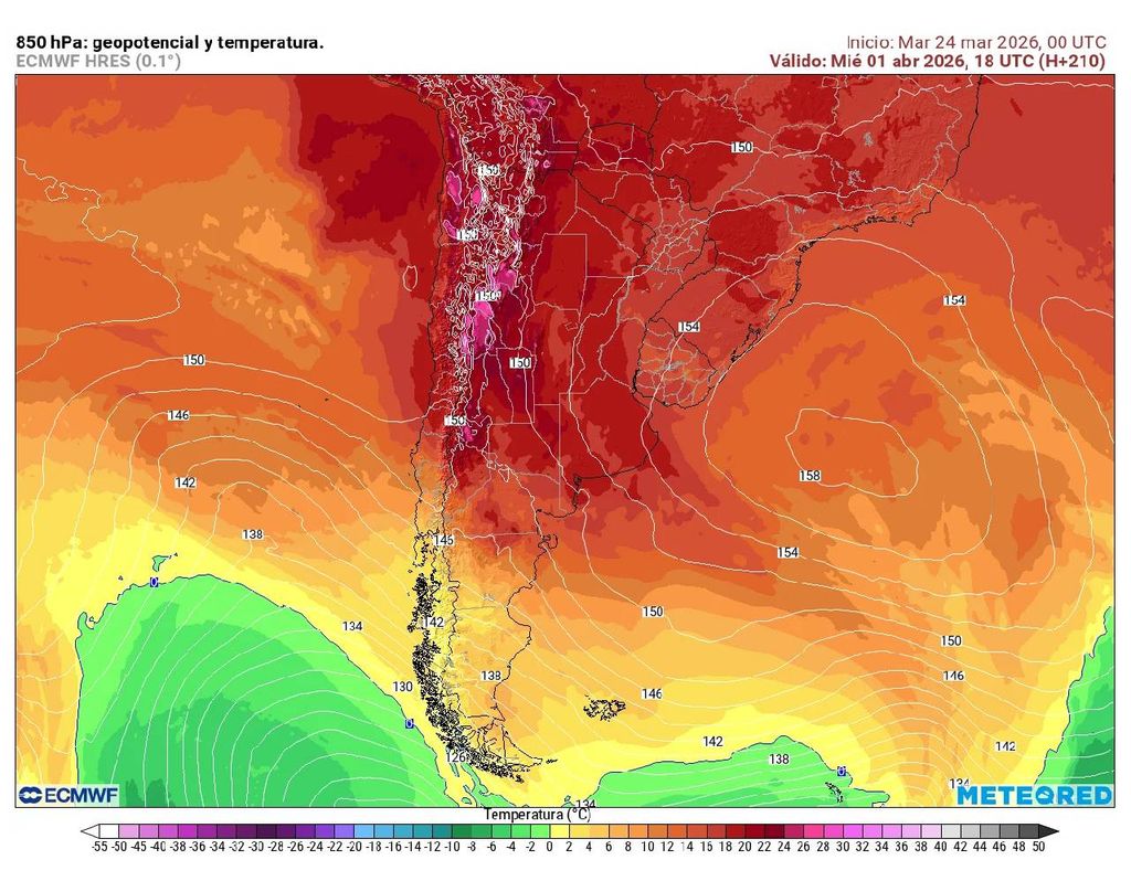 Dorsal Una dorsal cálida afectará la RM durante la semana santa: podrían volver los 30 °C.