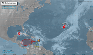 Atlántico tropical muy ocupado: tormenta tropical Iota a la vista