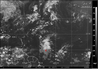 Atlántico tropical tranquilo a 12 octubre 2020: sólo el Invest 93L