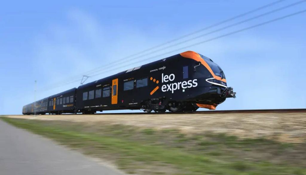 Comboio Uma só viagem de comboio para atravessar meia Europa. Foto: Leo Express.