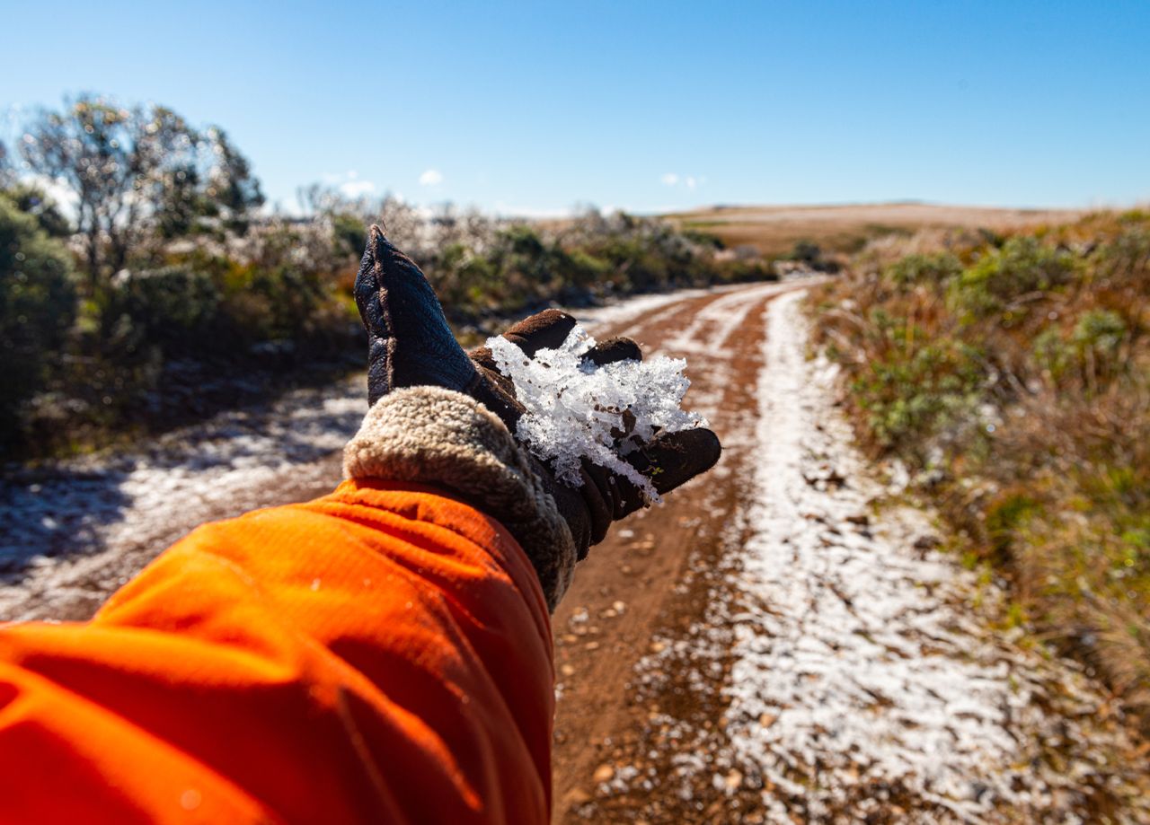 Atualização! Ar polar ganha força com chance de neve no Sul e