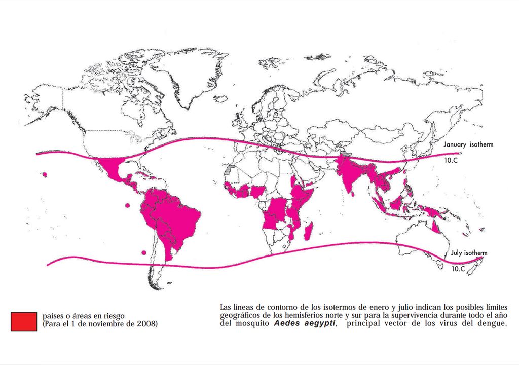 dengue expansion geografica por el cambio climatico