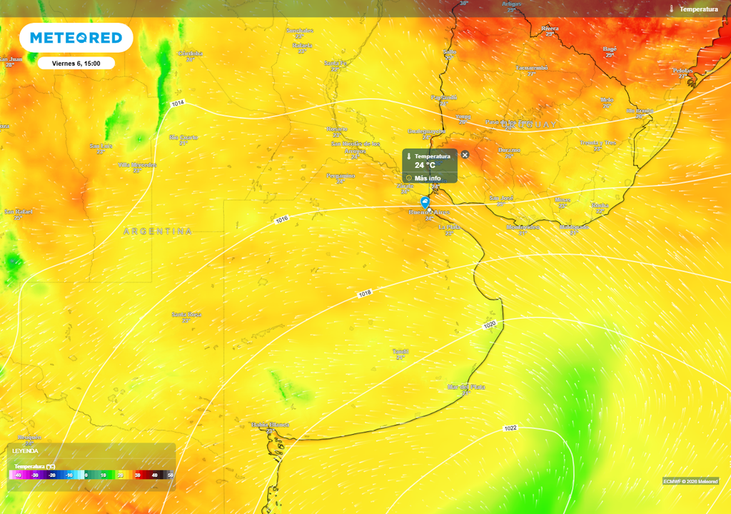 Temperaturas por debajo de 25 °C se presentarán en las próximas jornadas sobre el AMBA.