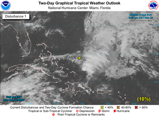 Aumenta levemente la posibilidad de una tormenta subtropical atlántica