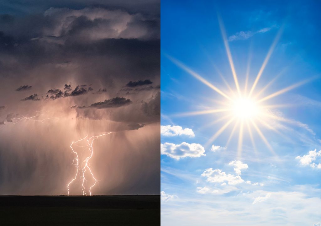 Semana será marcada por um calor intenso de verão em alguns estados, enquanto outros registram uma frente fria com tempestades e chuvas significativas.