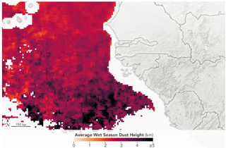 Los científicos detectan un aumento diario en la altura del polvo con consecuencias e impactos inesperados