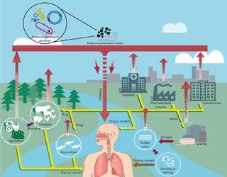 Imparable aumento global de la resistencia a los antibióticos estaría vinculada a la contaminación del aire