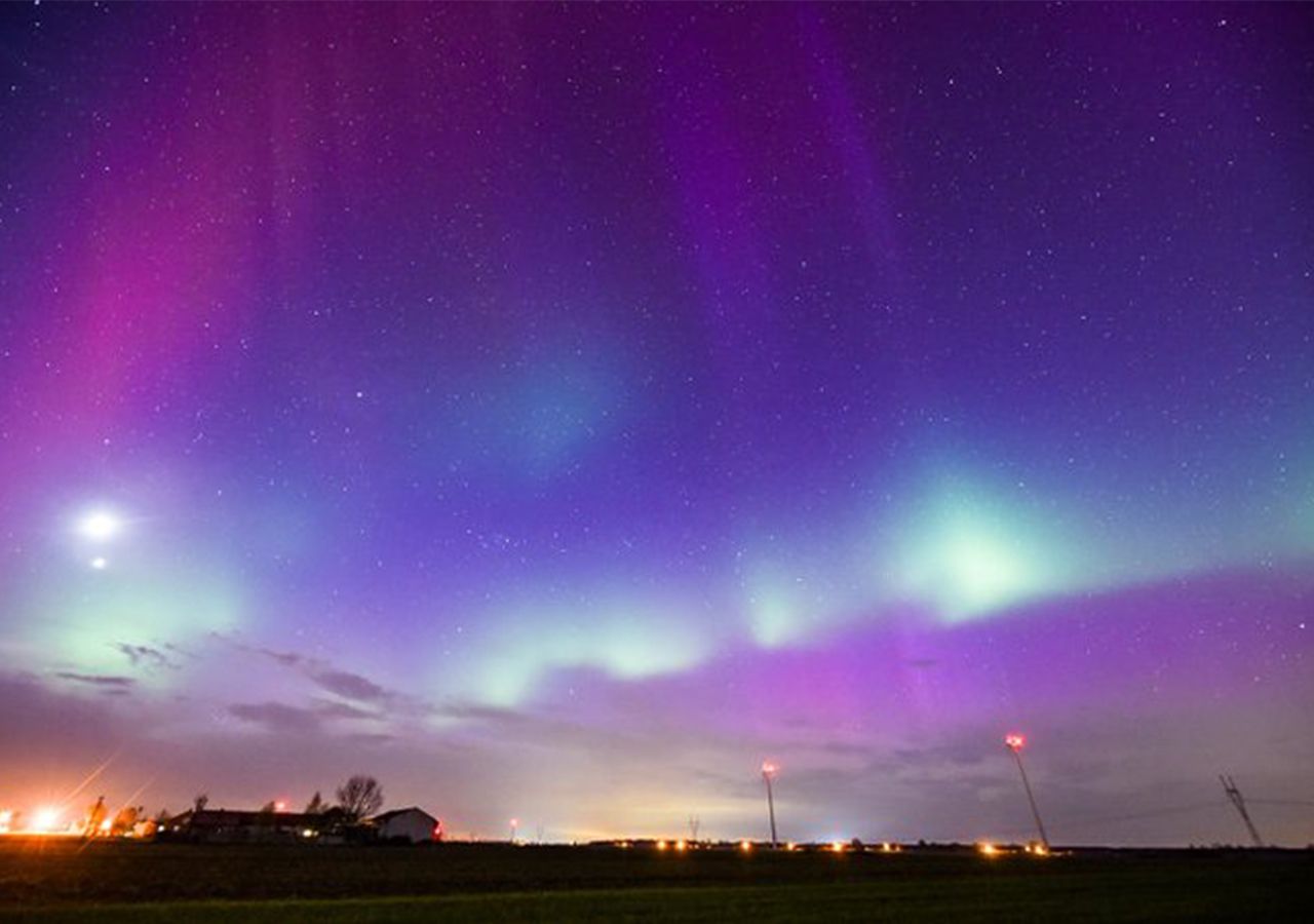Aurora boreal fue observada más al Sur de lo normal en Estados Unidos