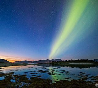 Auroras árticas de finales de agosto de 2014