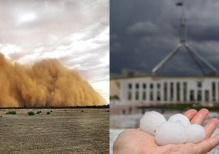 Austrália: depois dos incêndios, tempestades de poeira e muito granizo