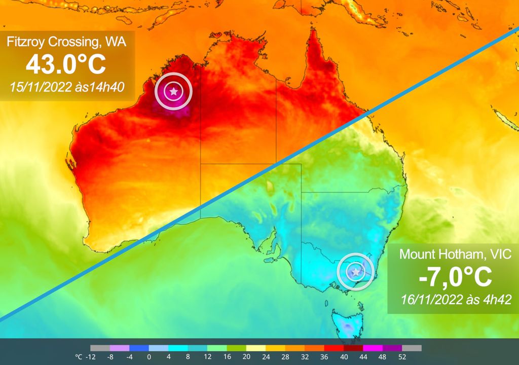 Meteo Estremo In Australia Piogge Torrenziali Neve E Uno Sbalzo Di 50°c 4950