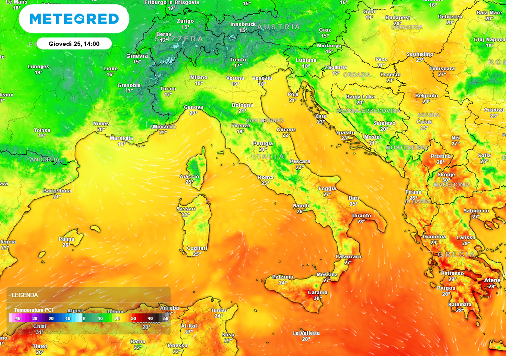 Temperature in progressivo calo, fresco al Nord