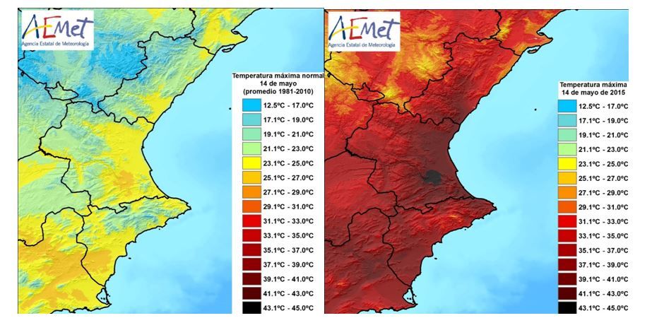 Avance Climatológico De Mayo De 2015 En La Comunidad Valenciana Avance Climatológico De Mayo De 2015 En La Comunidad Valenciana