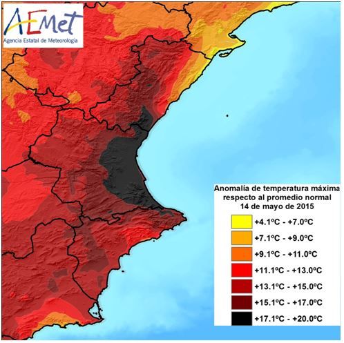 Avance Climatológico De Mayo De 2015 En La Comunidad Valenciana Avance Climatológico De Mayo De 2015 En La Comunidad Valenciana