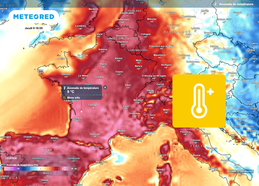 Avant une chute des temp&eacute;ratures vendredi, le seuil de chaleur encore d&eacute;pass&eacute; dans 8 r&eacute;gions ce jeudi en France !
