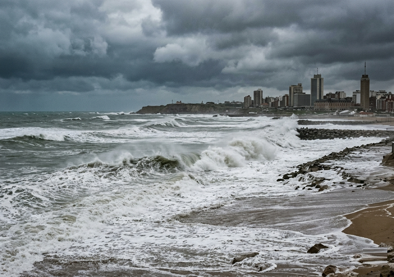Avanza el fr&iacute;o por todo el pa&iacute;s este fin de semana: temporal de viento en Buenos Aires y alerta por tormentas en el NEA