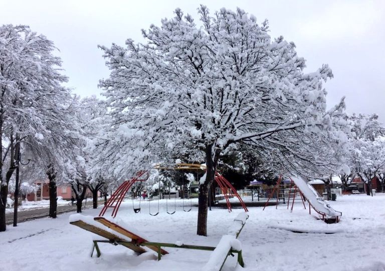 Nieve Bariloche Nevando nevadas Patagonia frío ola polar Nieve Bariloche Nevando nevadas Patagonia frío ola polar