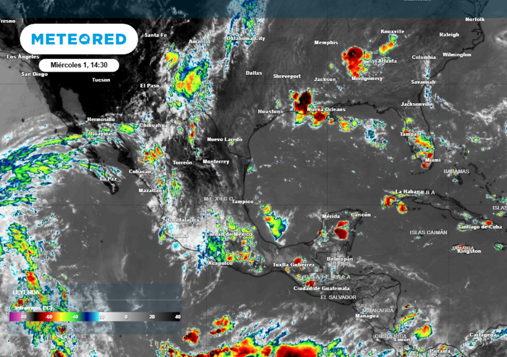 Meteored La onda tropical 14 seguirá si avance sobre México, propiciando lluvias y tormentas eléctricas en varios estados.