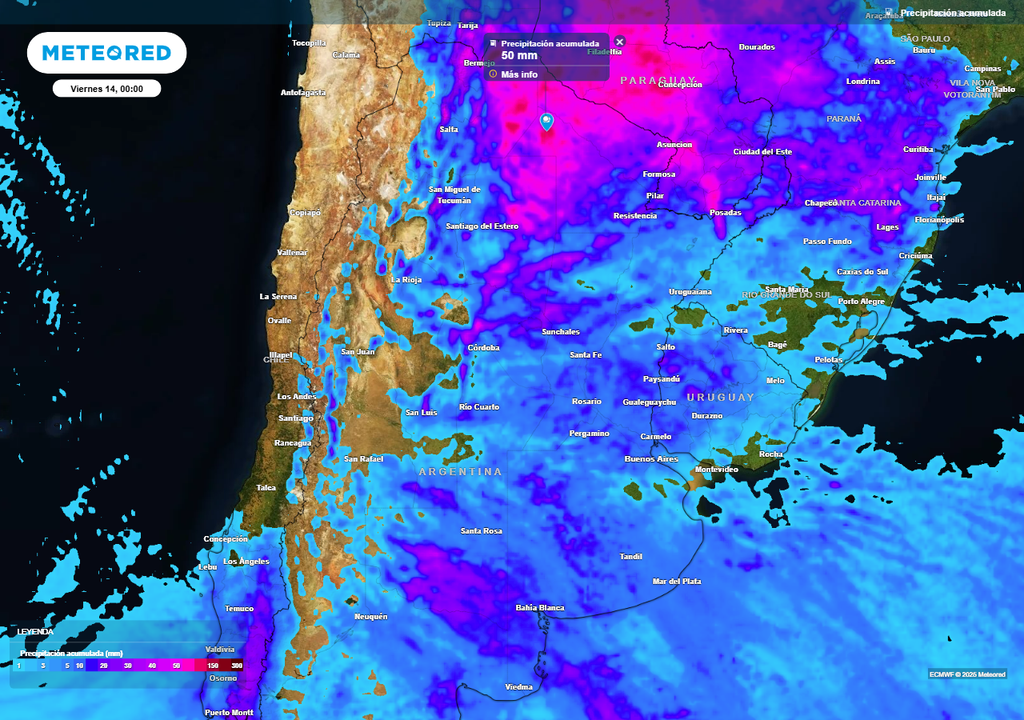 Tiempo Argentina alerta tormentas fuertes pronóstico clima
