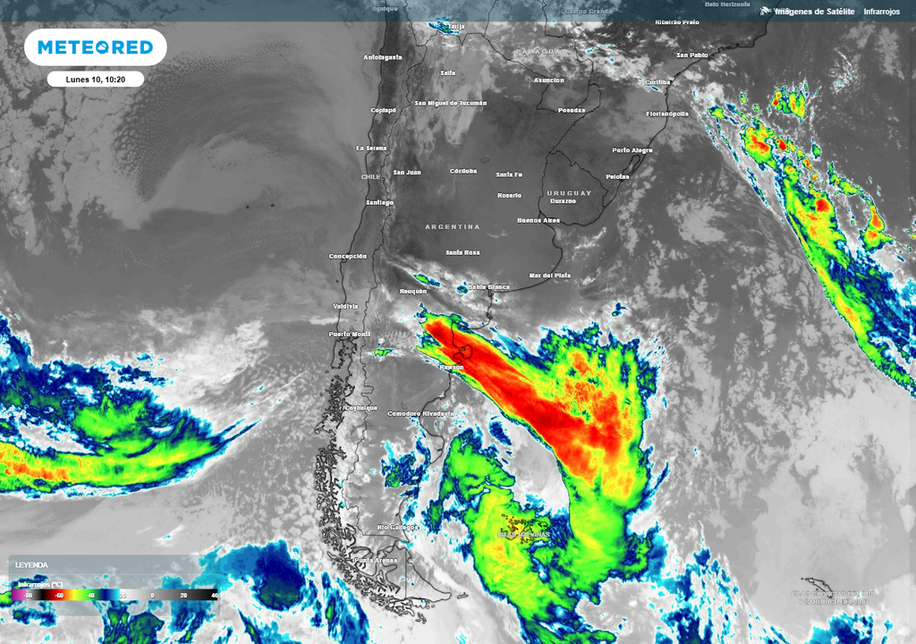 Alerta tiempo Argentina Pronóstico Bahía Blanca Buenos Aires Patagonia