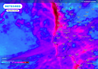 Aveiro deverá registar mais de 90 mm de chuva entre hoje e domingo: consulte as horas mais adversas