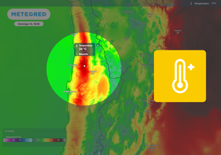 Aviso de la DMC por calor extremo: hasta 35 °C en el norte de Chile este domingo y lunes