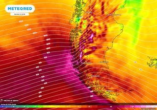 Dirección Meteorológica de Chile emite alerta por fuertes vientos en la Patagonia