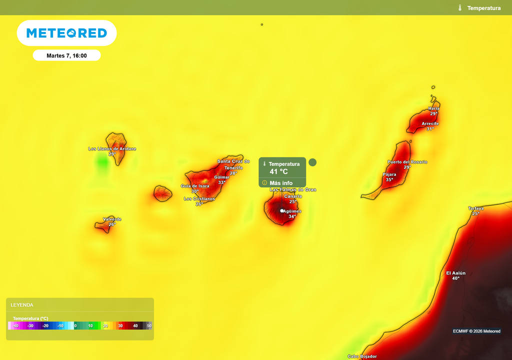 Canarias afronta un episodio de calor intenso que permanecerá buena parte de la semana.