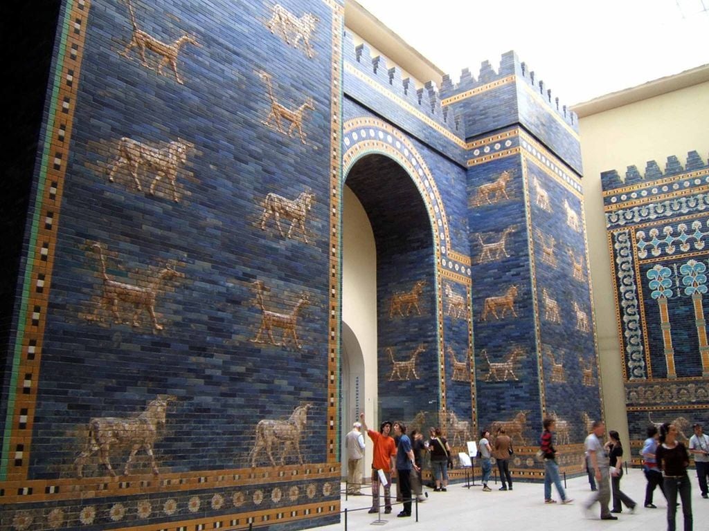 La porte d'Ishtar, conservée aujourd'hui au musée de Pergame à Berlin