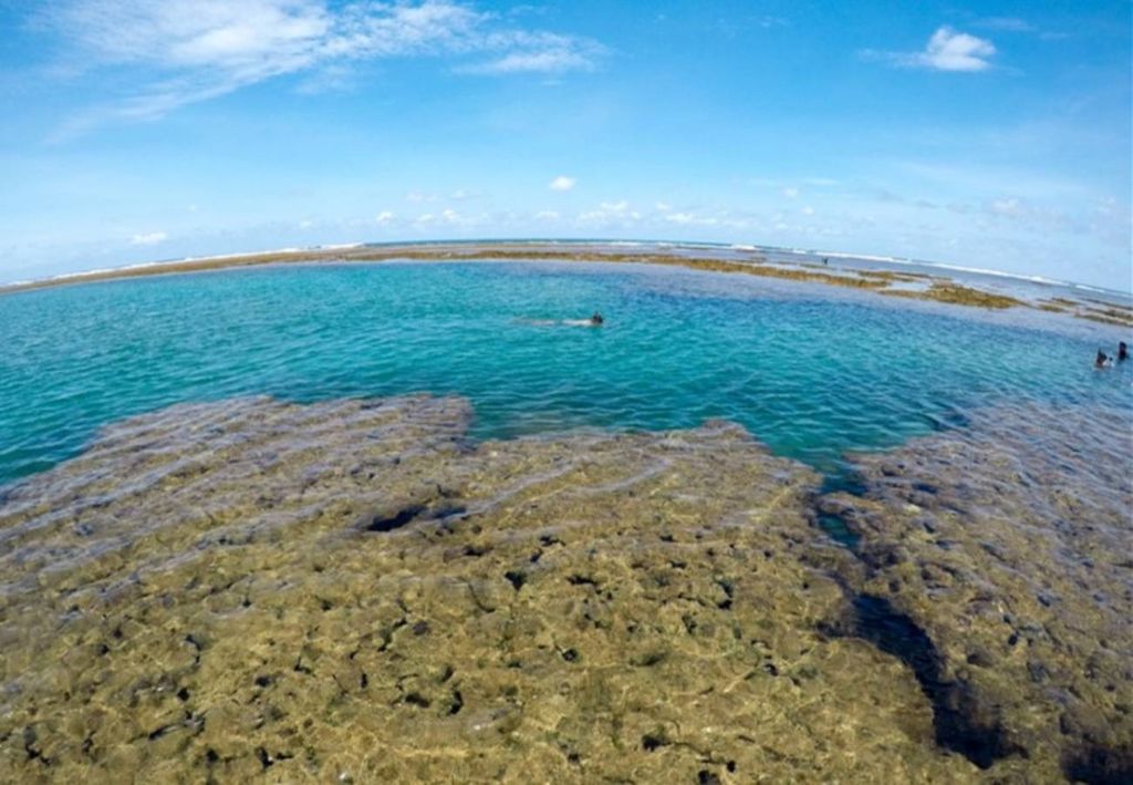 Praia Taipu de Fora, na Península de Maraú, Bahia