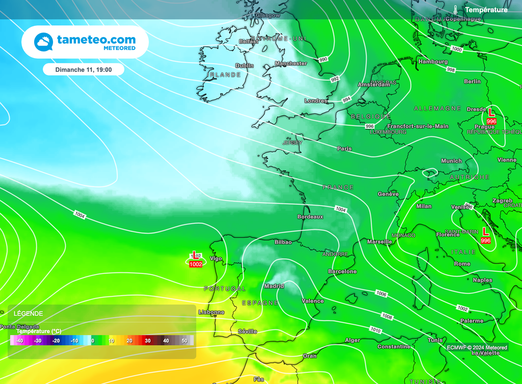 De l'air plus froid va s'inviter sur l'hexagone, faisant baisser les températures. De l'air plus froid va s'inviter sur l'hexagone, faisant baisser les températures.