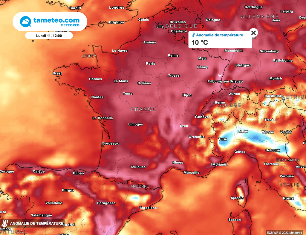 Cette parenthèse très douce nous ferait presque oublier le froid du début de mois de décembre.
