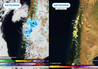 Baja segregada a la vista: tormentas eléctricas y chubascos se prevén para Chile en los próximos días